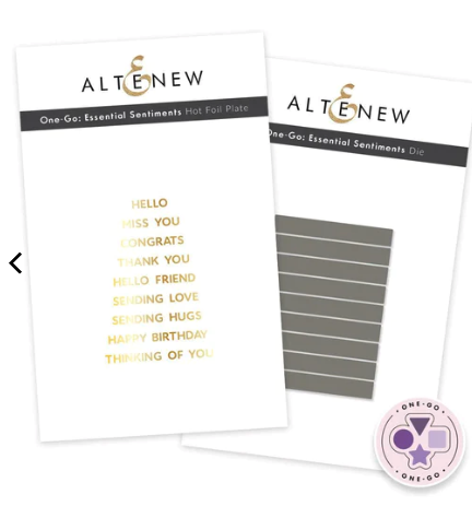 ALT HOT FOIL AND DIE BUNDLE- ESSENTIAL SENTIMENTS