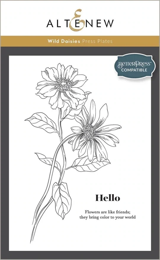 ALT BETTER PRESS PLATES- WILD DAISIES
