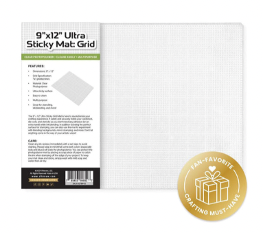 TOOLS- ALTENEW ULTRA STICKY MAT: GRID 9&quot; x 12&quot;