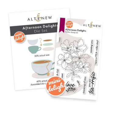 ALT  MINI DELIGHT STAMP AND DIE SET- AFTERNOON DELIGHTS
