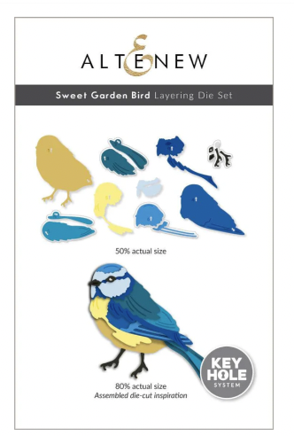 ALT  DIES- SWEET GARDEN BIRD LAYERING DIE SET