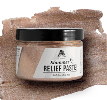 ALT TOOLS-SHIMMER RELIEF PASTE BROWN MOONSTONE