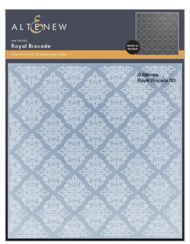ALT 3D EMBOSSING FOLDER-  ROYAL BROCADE