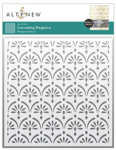 ALT STENCILS- CASCADING ELEGANCE