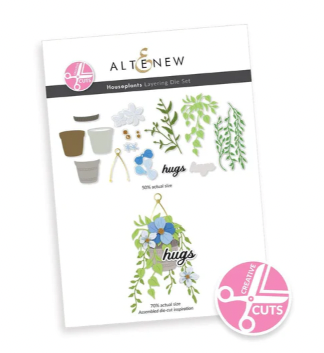 ALT  DIES- HOUSEPLANTS LAYERING DIE SET