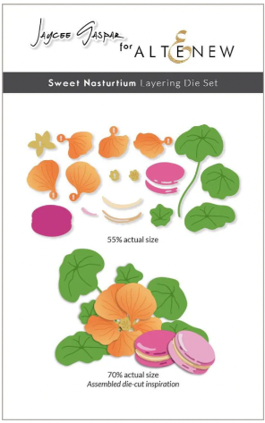 ALT  FLORAL DIES: SWEET NASTURTIUM LAYERING DIE SET
