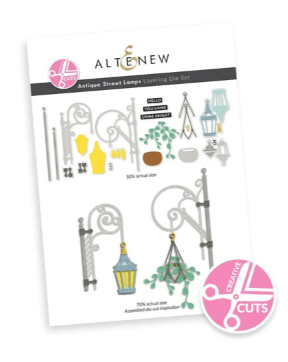 ALT  DIES: ANTIQUE STREET LAMPS LAYERING DIE SET