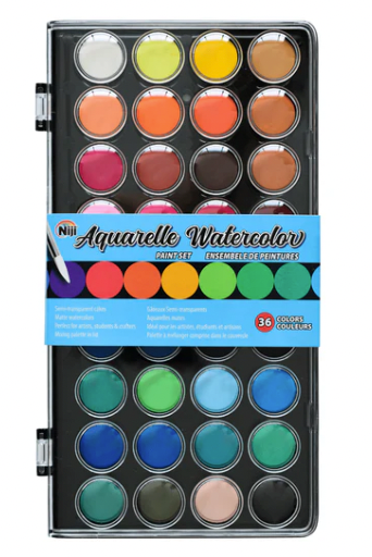 SB TOOLS- YASUTOMO  NIJI AQUARELLE WATERCOLOR PALETTE