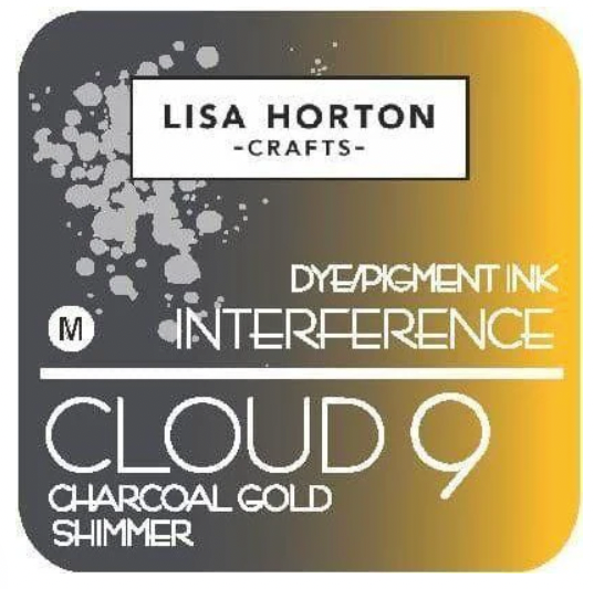 LH INKS-CLOUD 9 CHARCOAL GOLD SHIMMER DYE/PIGMENT INTERFERENCE