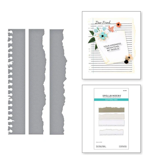 SB CUTTING DIES- TORN PAPER EDGES