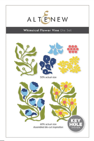 ALT  DIES- WHIMSICAL FLOWER VINE DIE SET