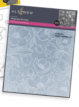 ALT 3D EMBOSSING FOLDER- MAGNOLIA DREAMS