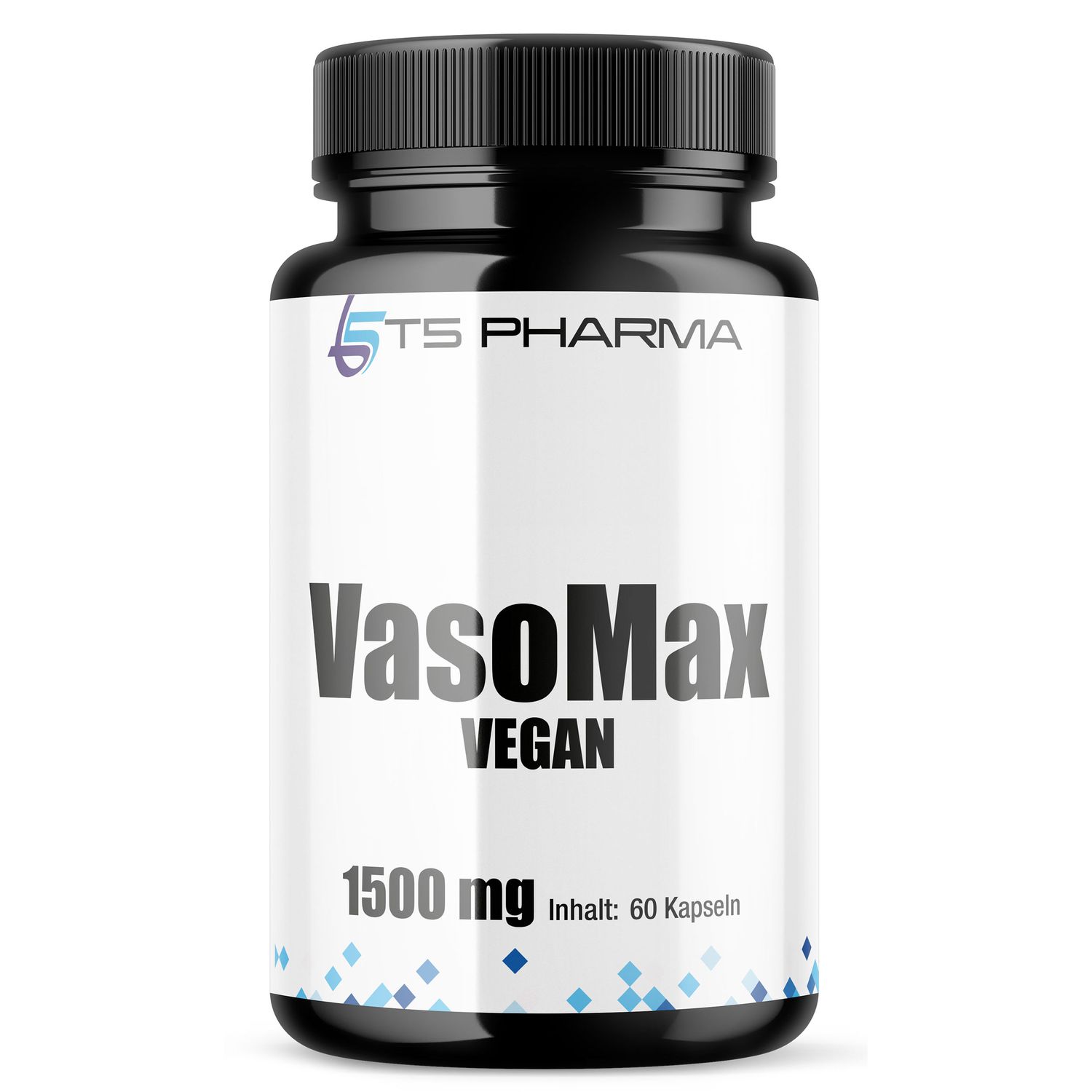 T5 Pharma VasoMax Vegan - Vasodilatation - 60 STK - 750mg