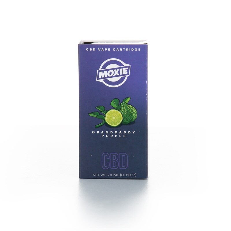 GRANDDADDY PURPLE - CBD VAPE CARTRIDGE POD SYSTEM BY MOXIE