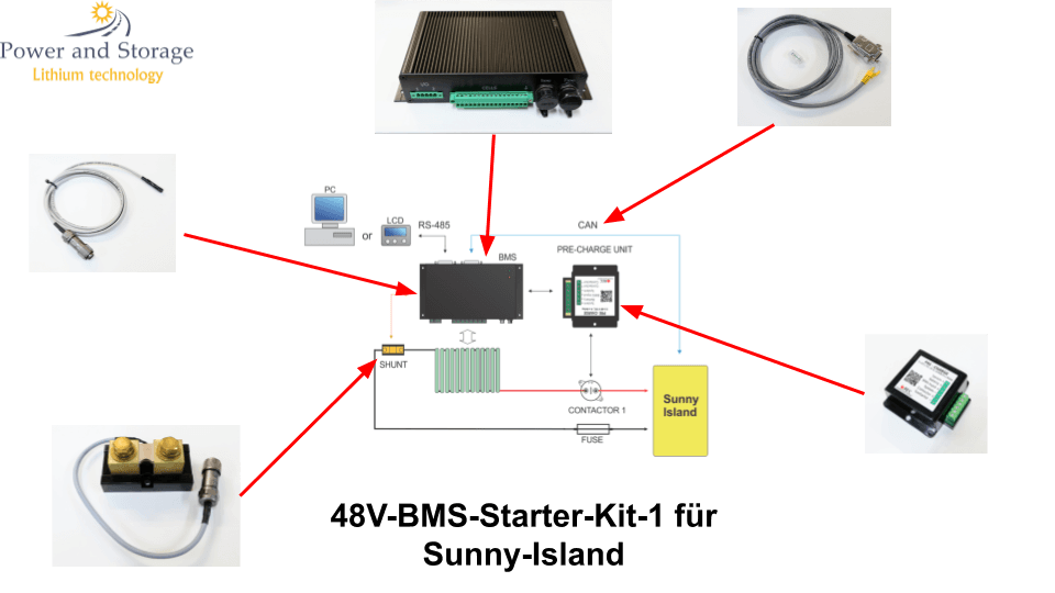 48V REC-BMS-SI - Sunny-Island Starter-KIT-1