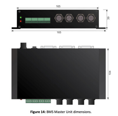 Victron 9M-Master-BMS für bis zu 15 Batteriepakete (2Q-Slave)