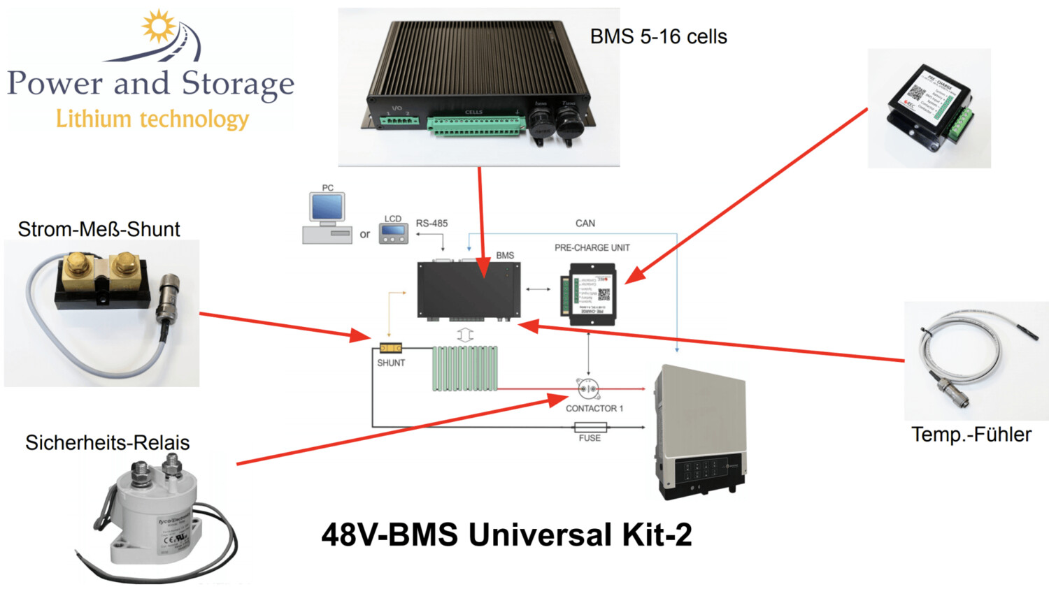 REC BMS 24V-48V - Universal KIT-2 (5S-16S) REC BMS 24V-48V - Universal KIT-2 (5S-16S)