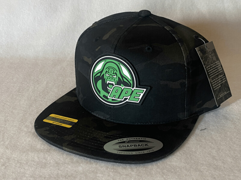 Black Multicam Yupoong Classic Snapback Hat