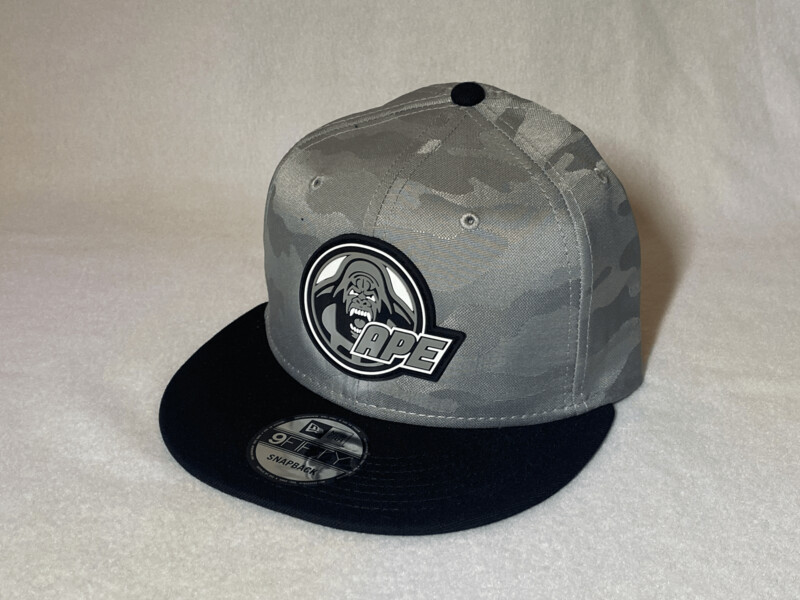 New Era 9FIFTY Silver Camo Flat Brim Adjustable Snapback Hat