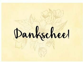 Postkarte Postkarte "Dankschee" 1 stück