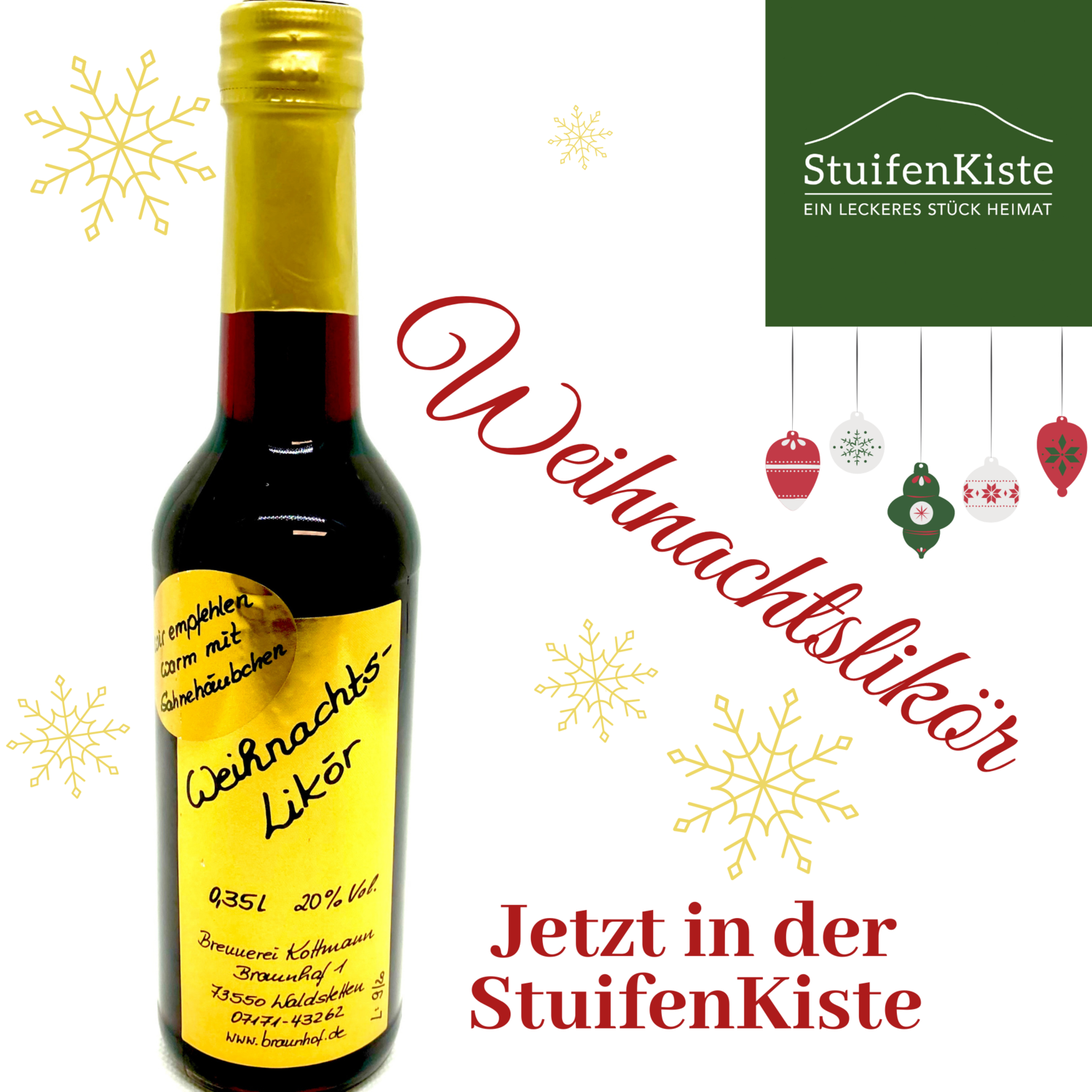 Weihnachtslikör 350ml