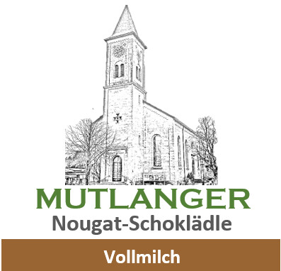Nougat Schoklädle (MUTLANGER) Vollmilch 23 g