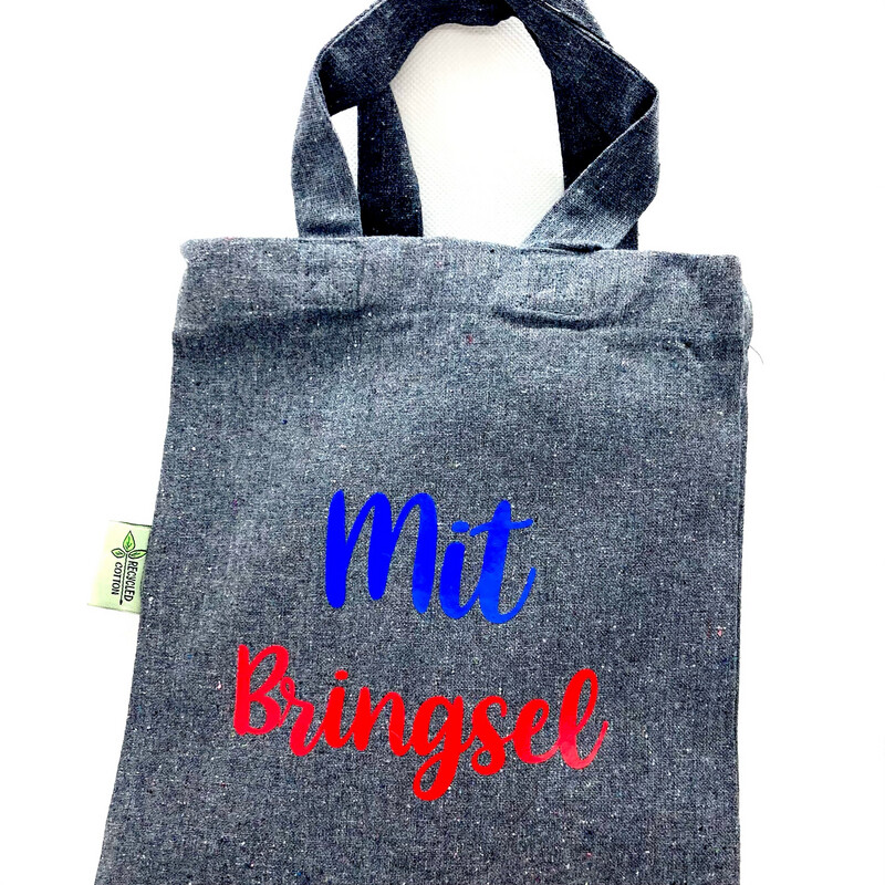 Recyclingtasche (22x26 cm) mit Wunschaufdruck Recyclingtasche (22x26 cm) mit Wunschaufdruck