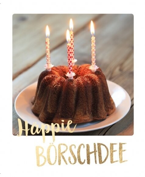 Postkarte: Happie Börschdee