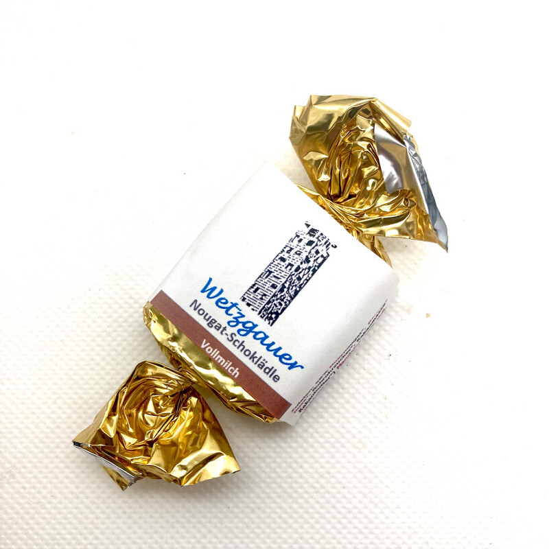 Nougat Schoklädle (WETZGAUER) Vollmilch 23 g Nougat Schoklädle (WETZGAUER) Vollmilch 23 g