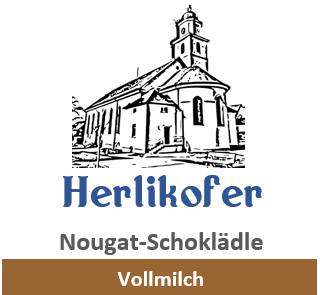 Nougat Schoklädle (Herlikofer) Vollmilch 23 g