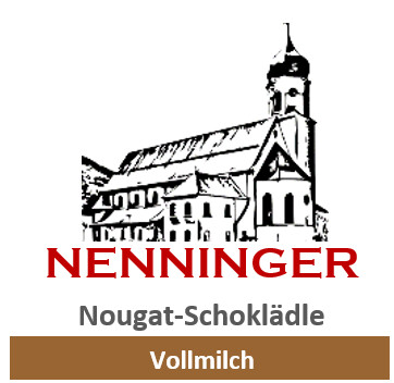 Nougat Schoklädle (Nenninger) Vollmilch 23 g