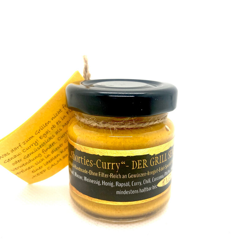 Der Grill Senf - Shorties-Curry 50ml Der Grill Senf - Shorties-Curry 50ml