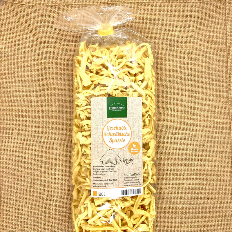 Geschabte Schwäbische Spätzle 500g Geschabte Schwäbische Spätzle 500g