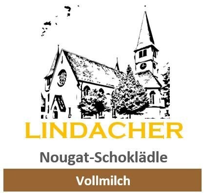 Nougat Schoklädle (LINDACHER) Vollmilch 23 g Nougat Schoklädle (LINDACHER) Vollmilch 23 g