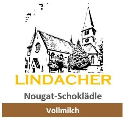 Nougat Schoklädle (LINDACHER) Vollmilch 23 g