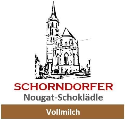 Nougat Schoklädle (SCHORNDORFER) Vollmilch 23 g