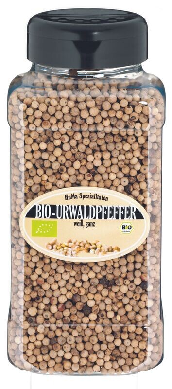 Bio-Urwaldpfeffer ganz, weiß Gastro-Pack 600g Bio-Urwaldpfeffer ganz, weiß Gastro-Pack 600g