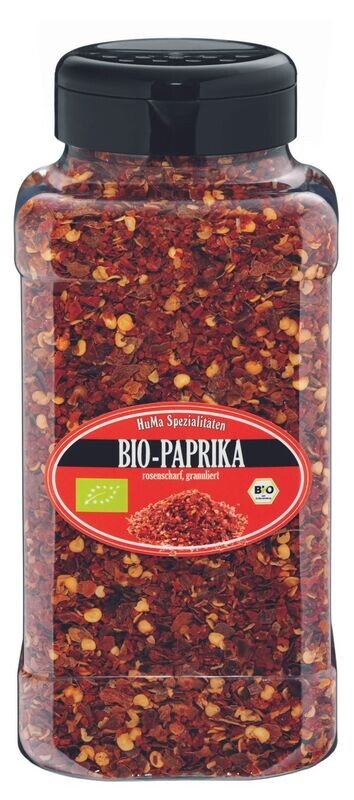Bio-Paprika rosenscharf granuliert Gastro-Pack 360g Bio-Paprika rosenscharf granuliert Gastro-Pack 360g