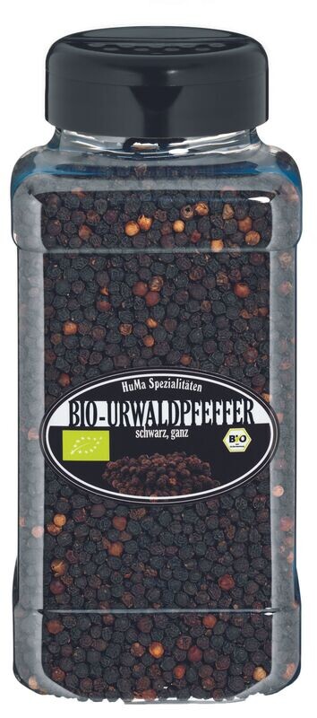 Bio-Urwaldpfeffer ganz, schwarz Gastro-Pack 500g Bio-Urwaldpfeffer ganz, schwarz Gastro-Pack 500g