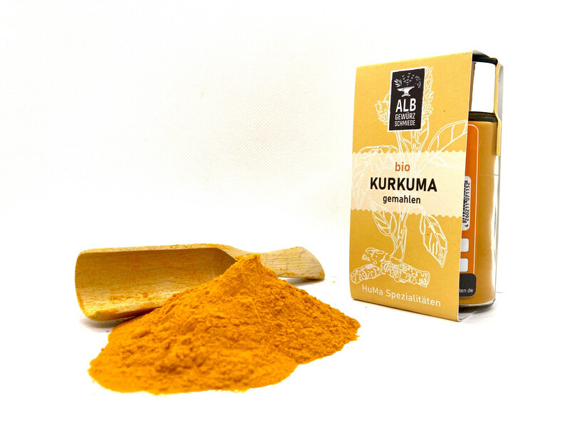 Bio-Kurkuma gemahlen Streuer 55g Bio-Kurkuma gemahlen Streuer 55g