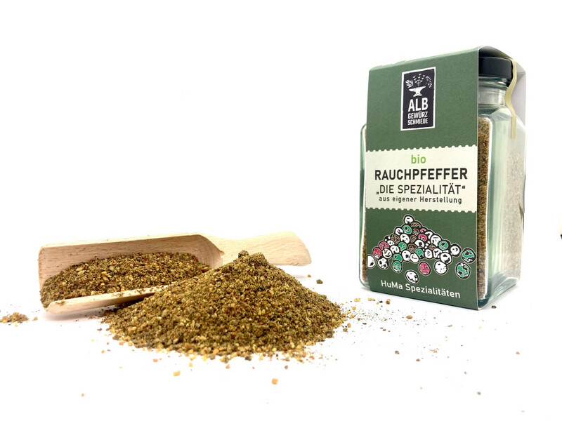 Bio-Rauchpfeffer Bio-Rauchpfeffer "Die Spezialität" Glas 120g