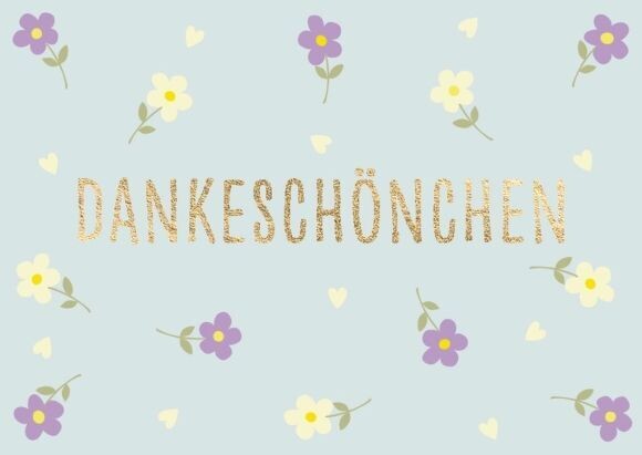 Postkarte Postkarte "Dankeschönchen"