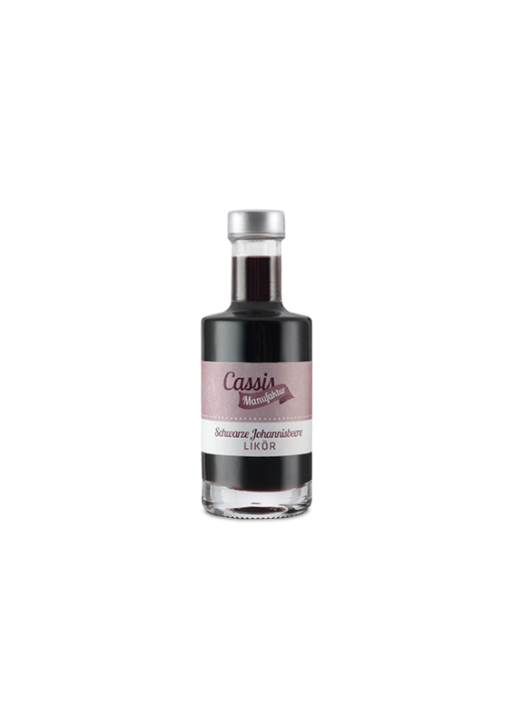 Schwarze Johannisbeere Likör 0,1l 20% Schwarze Johannisbeere Likör 0,1l 20%
