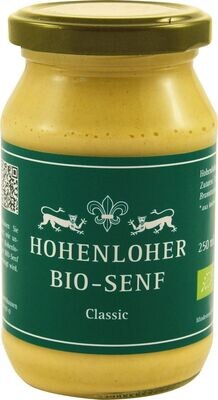 Hohenloher Bio Senf Classic 250 ml