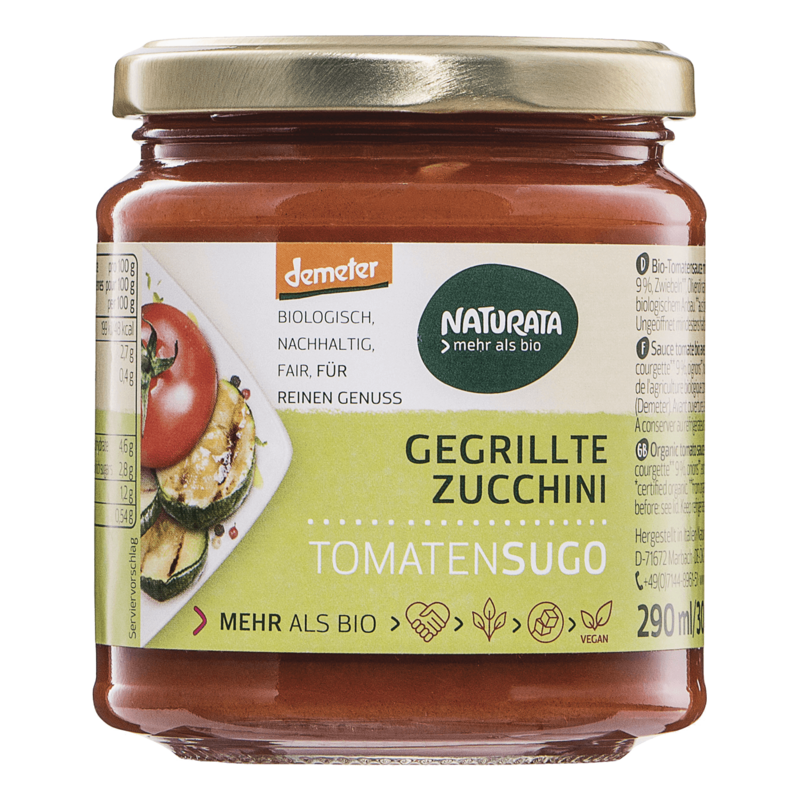 Tomatensugo gegrillter Zucchini 290 ml Tomatensugo gegrillter Zucchini 290 ml