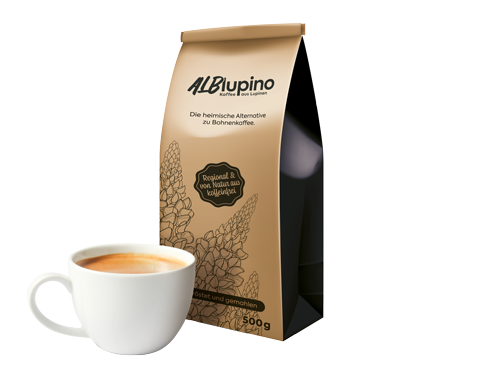 AlbLupino Lupinen Kaffee 500g -gemahlen
