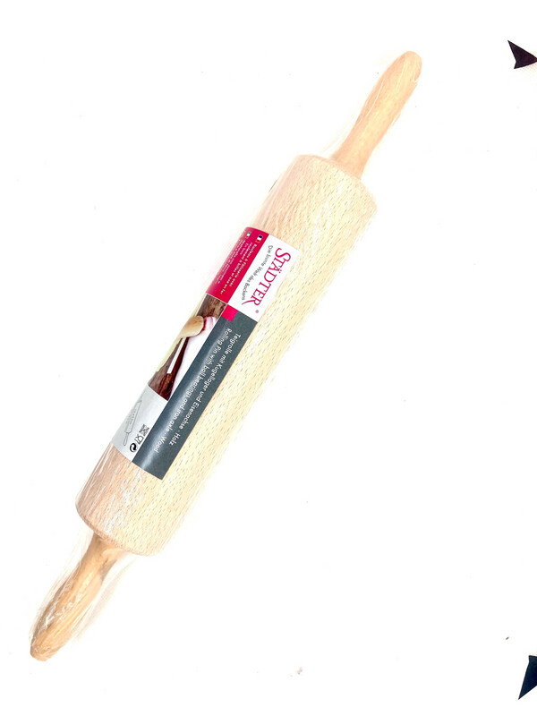 Teigrolle, Nudelholz, Wellholz mit Kugellager und Eisenachse Buche 5,5cm 1 Stück Teigrolle, Nudelholz, Wellholz mit Kugellager und Eisenachse Buche 5,5cm 1 Stück