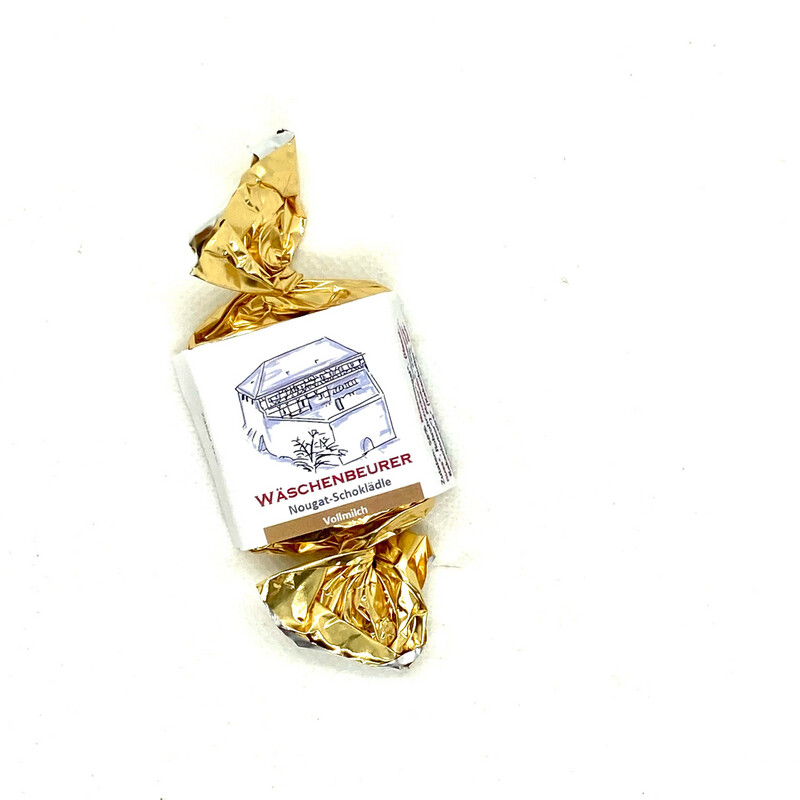 Nougat Schoklädle (Wäschenbeurer) Vollmilch 23 g Nougat Schoklädle (Wäschenbeurer) Vollmilch 23 g