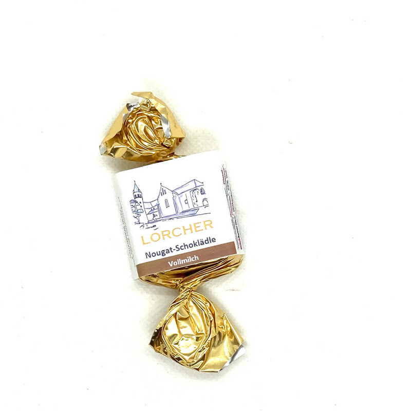 Nougat Schoklädle (Lorcher) Vollmilch 23 g Nougat Schoklädle (Lorcher) Vollmilch 23 g