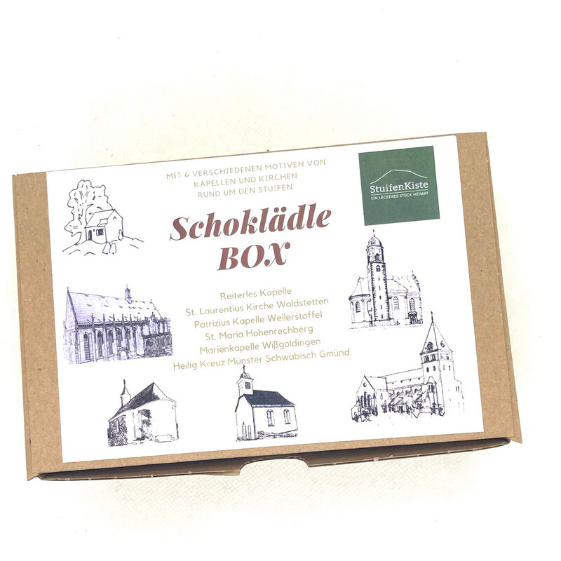 Schoklädle Box mit Kirchen und Kapellen 6 Schoklädle Schoklädle Box mit Kirchen und Kapellen 6 Schoklädle